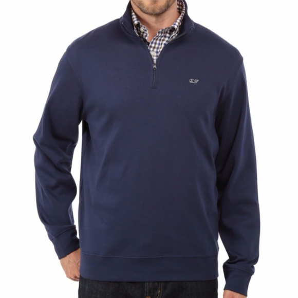 Vineyard Vines XL (18) kids Navy long sleeve Jersey pullover - Picture 3 of 8